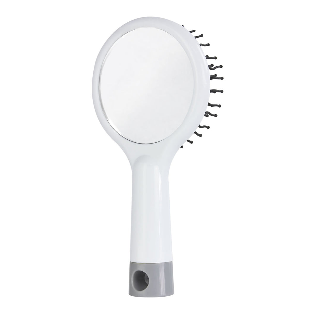 Cepillo Ziva anti-frizz, masajeador y espejo---CIDAM018
