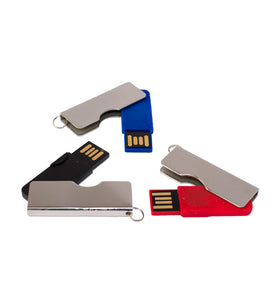 Memoria USB llavero giratoria  (INCLUYE CAJA DE CARTON)---TKUSB044