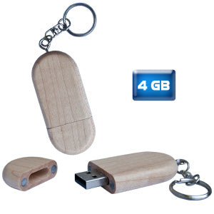 Memoria USB LLAVERO DE MADERA---TKUSB050
