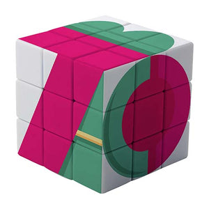 Cubo de plástico Rubik blanco---CIGM010