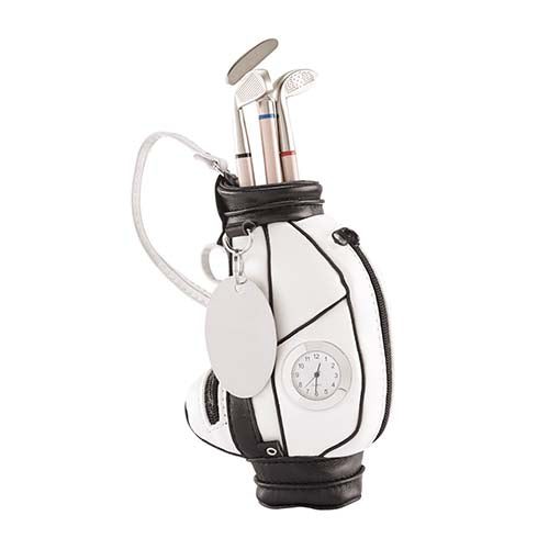 Reloj, portaplumas y bolígrafos Golf---CIGLF01