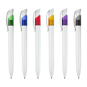 Bolígrafo de plástico retráctil--NVBL039