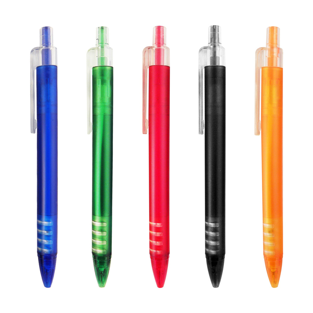 Bolígrafo de plástico retráctil--NVBL038