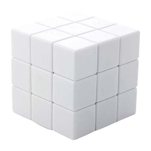 Cubo de plástico Rubik blanco---CIGM010