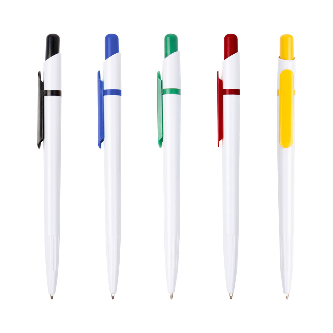 Bolígrafo de plástico retráctil--NVBL065